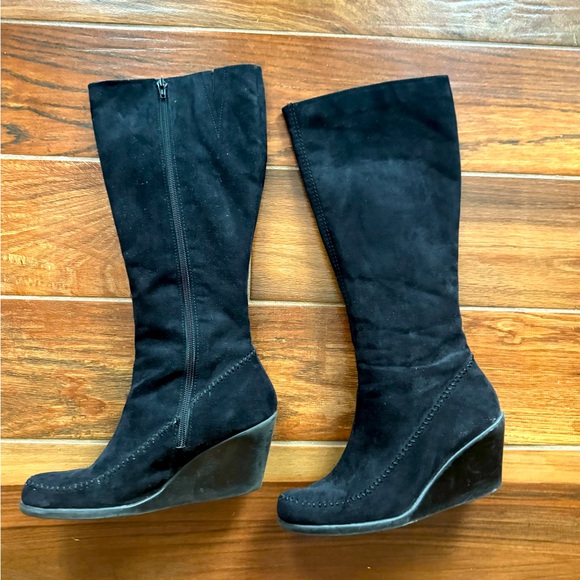 A2 boots black suede - Picture 1 of 5